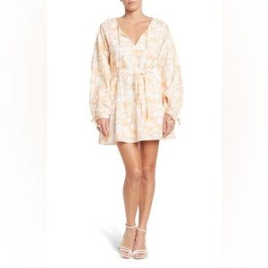 CHARLIE HOLIDAY EVE LINEN BLEND DRESS IN BLOOM - Size 2 XS